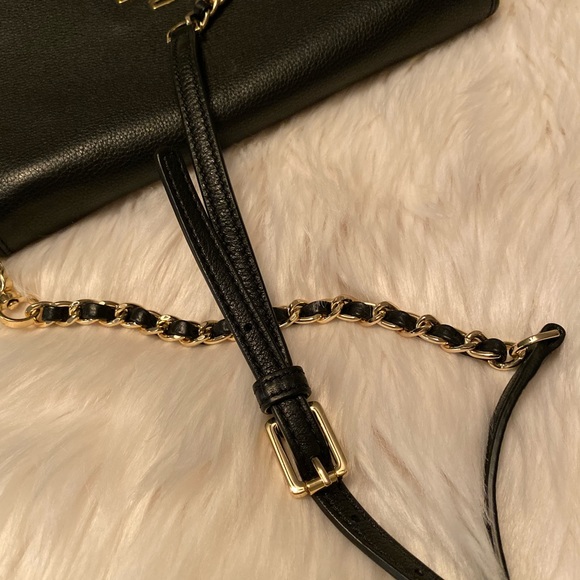 Tory Burch Black Leather Shoulder bag clutch - Picture 8 of 8